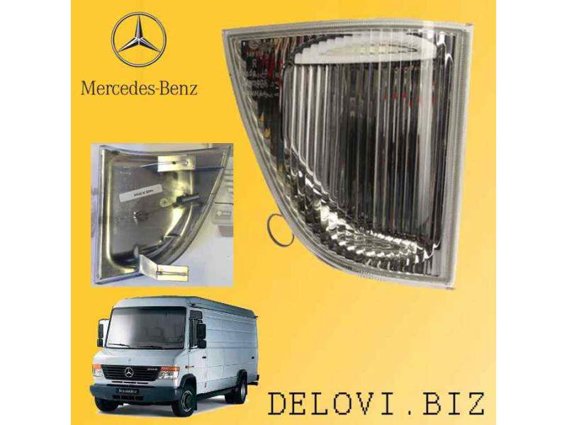 Recambio de piloto delantero izquierdo para mercedes-benz vario (tw2) bm 668 / 670 referencia OEM IAM 6708260040L REFLECTOR DEL 