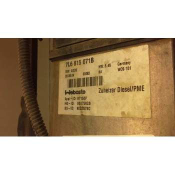Recambio de calefaccion autonoma para volkswagen touareg (7la) tdi r5 referencia OEM IAM 7L6815071B  