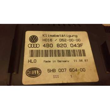 Recambio de mando calefaccion aire acondicionado para audi a6 berlina (4b2) 2.8 quattro referencia OEM IAM 4B0820043F  