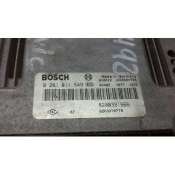 Recambio de centralita motor uce para renault scenic ii luxe privilege referencia OEM IAM 0281011549 8200391966 8200370779