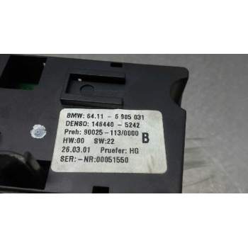 Recambio de mando calefaccion aire acondicionado para bmw serie 5 berlina (e39) 525d referencia OEM IAM 64118363853  