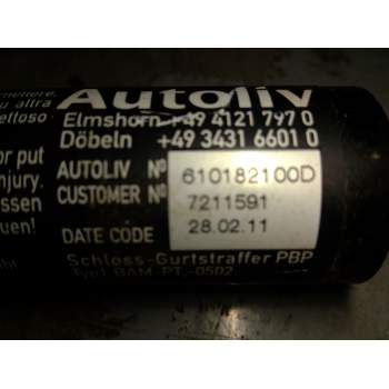 Recambio de pretensor delantero airbag izquierdo para mini mini (r56) one referencia OEM IAM 610182100D  
