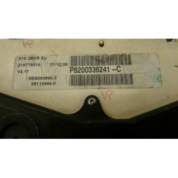Recambio de cuadro instrumentos para renault kangoo (f/kc0) 1.5 dci diesel referencia OEM IAM 8200336241  