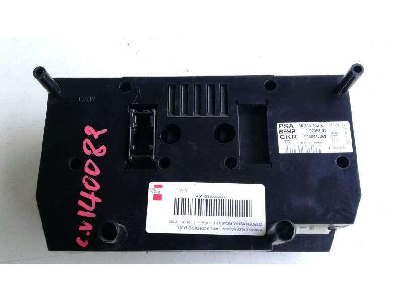 Recambio de mando calefaccion aire acondicionado para citroën xsara picasso 1.6 básico referencia OEM IAM 6451FG 96314105XT 