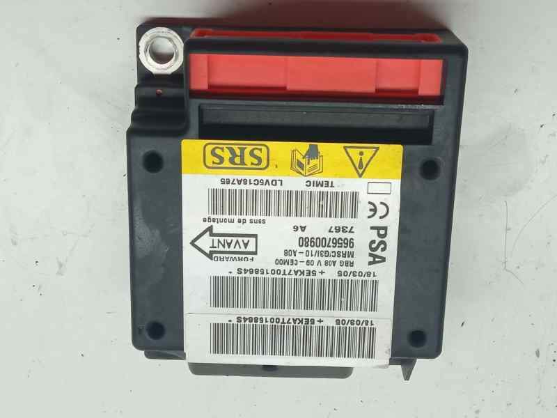 Recambio de centralita airbag para peugeot 1007 sport referencia OEM IAM 9656700980 LDV5C18A765 