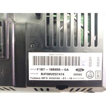 Recambio de pantalla multifuncion para ford ecosport titanium referencia OEM IAM F1BT18B955GA  