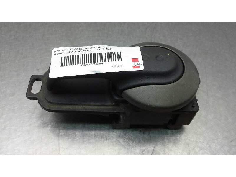 Recambio de maneta interior delantera izquierda para nissan micra (k12e) acenta referencia OEM IAM 80671AX603  