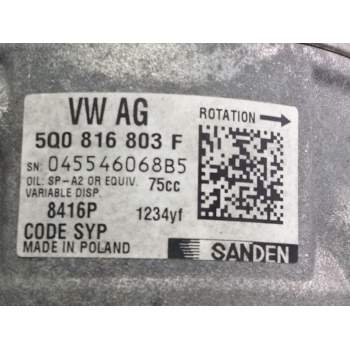 Recambio de compresor aire acondicionado para audi a1 (8xk) 1.0 tfsi referencia OEM IAM 5Q0816803F  