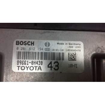Recambio de centralita motor uce para citroën c1 live referencia OEM IAM 0261S12194 896610H430 1039S85479