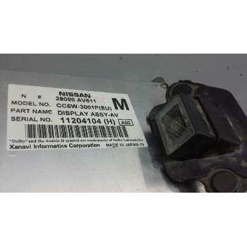 Recambio de pantalla multifuncion para nissan primera trav. (p12) 1.8 16v cat referencia OEM IAM 28090AV611  