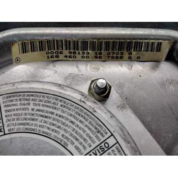 Recambio de airbag delantero izquierdo para mercedes-benz clase a (w168) 160 (168.033) referencia OEM IAM 1684600098  
