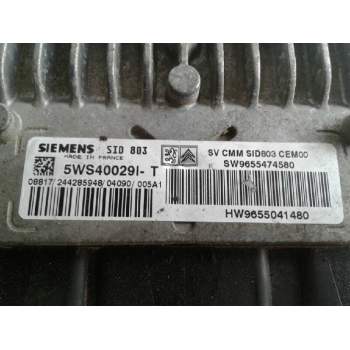 Recambio de centralita motor uce para peugeot 307 (s1) xs referencia OEM IAM HW9655474580 5WS40029IT 9655041480