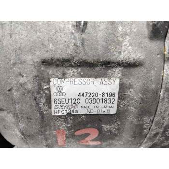 Recambio de compresor aire acondicionado para audi a2 (8z) 1.6 fsi referencia OEM IAM 4472208196 6SEU12C 6SEU12C