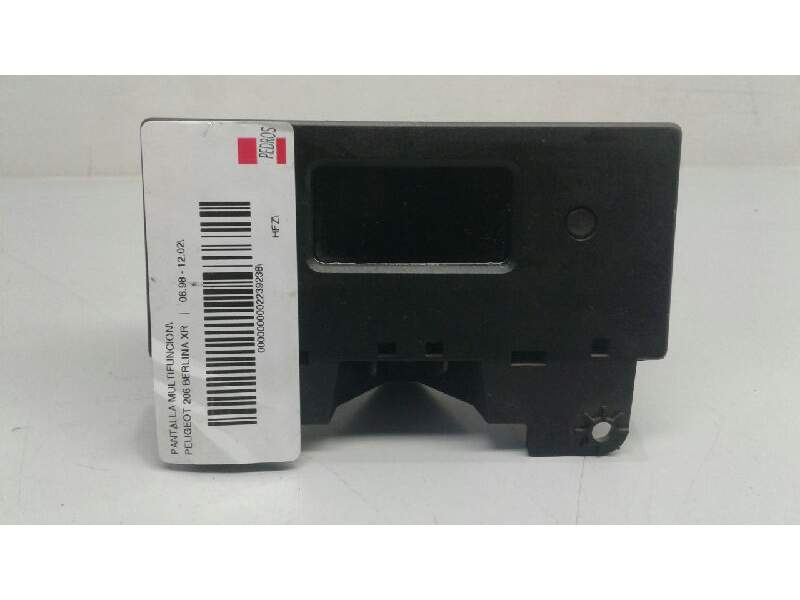 Recambio de pantalla multifuncion para peugeot 206 berlina xr referencia OEM IAM   