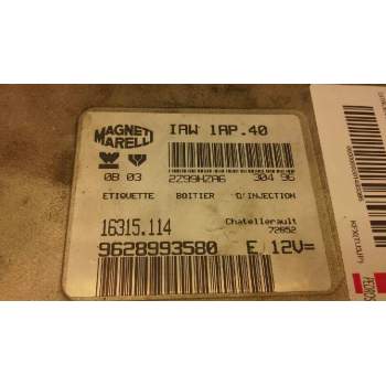 Recambio de centralita motor uce para citroën berlingo 1.4 referencia OEM IAM 9628993580 IAW1AP40 16315114