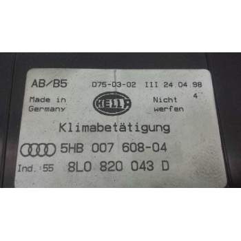 Recambio de mando calefaccion aire acondicionado para audi a3 (8l) 1.9 tdi ambition referencia OEM IAM 8L0820043D  