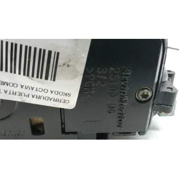 Recambio de cerradura puerta trasera izquierda para skoda octavia combi (1z5) elegance 4x4 referencia OEM IAM 25100D6L  