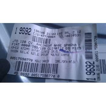 Recambio de elevalunas delantero izquierdo para fiat stilo (192) 1.9 120 dynamic multijet referencia OEM IAM 0046831653  
