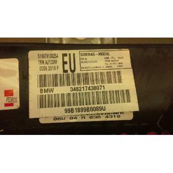 Recambio de airbag lateral derecho para bmw serie 3 berlina (e46) 316i referencia OEM IAM 72127037230  