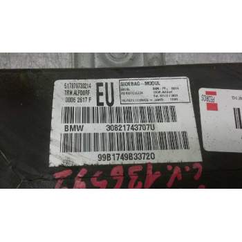 Recambio de airbag lateral izquierdo para bmw serie 3 berlina (e46) 316i referencia OEM IAM 72127037229  