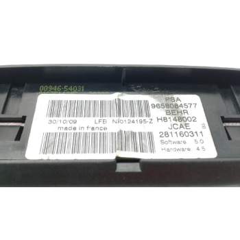 Recambio de mando calefaccion aire acondicionado para citroën c4 berlina cool referencia OEM IAM 9658084577  