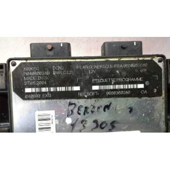 Recambio de centralita motor uce para citroën berlingo 1.9 diesel referencia OEM IAM 9650359580 9650360280 R04080034B