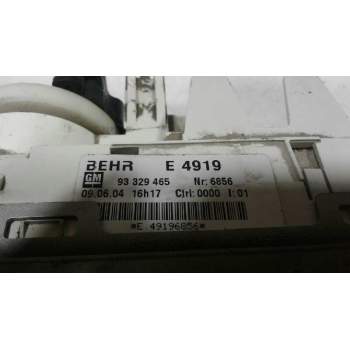 Recambio de mando calefaccion aire acondicionado para opel meriva cosmo referencia OEM IAM 93329465  