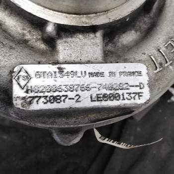 Recambio de turbocompresor para renault koleos dynamique pack2 referencia OEM IAM 6TAI549LV 7730872 