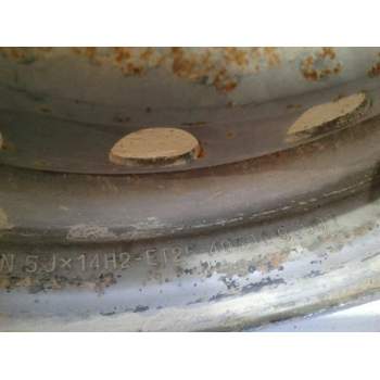 Recambio de llanta hierro para nissan vanette cargo vanette cargo caja cerrada referencia OEM IAM 5T 14 5JX14H2 4003009C50