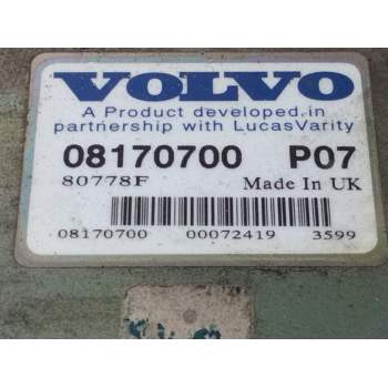 Recambio de centralita motor uce para volvo fm 12 2002 referencia OEM IAM 08170700  