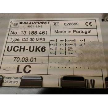 Recambio de sistema audio / radio cd para opel astra gtc enjoy referencia OEM IAM 453116246 13188461 022669