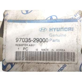 Recambio de resistencia electroventiladores para hyundai coupe (gk) 1.6 16v cat referencia OEM IAM 9703529000  