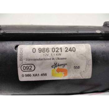 Recambio de motor arranque para suzuki swift berlina (mz) gl (5-ptas.) referencia OEM IAM 0986021240 0986XA1456 