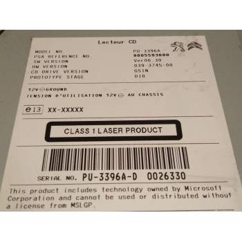 Recambio de amplificador de radio para peugeot 308 ii (lb_, lp_, lw_, lh_, l3_) 1.6 hdi referencia OEM IAM 9805593680  