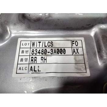 Recambio de elevalunas trasero derecho para hyundai trajet (fo) 2.0 crdi gls referencia OEM IAM 834063A000  