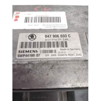 Recambio de centralita motor uce para skoda fabia (6y2/6y3) fresh referencia OEM IAM 047906033C 5WP4419907 034315