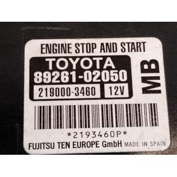 Recambio de modulo electronico para toyota auris referencia OEM IAM 8926102050  