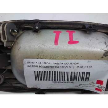 Recambio de maneta exterior trasera izquierda para hyundai sonata (y4) 2.0i 16v gls referencia OEM IAM GTX909RLHMC  