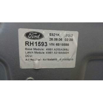 Recambio de elevalunas delantero derecho para ford focus berlina (cap) ambiente (d) referencia OEM IAM 1738646  