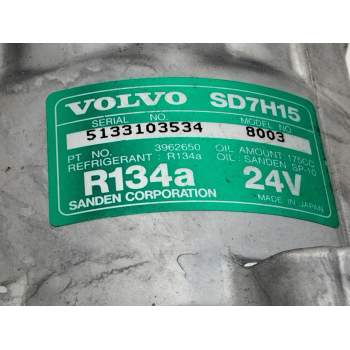 Recambio de compresor aire acondicionado para volvo f 7 intercooler / 162 kw referencia OEM IAM SD7H15  
