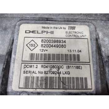 Recambio de centralita motor uce para renault modus confort dynamique referencia OEM IAM 8200398934 8200449080 R0410B030C