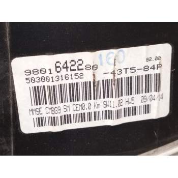 Recambio de cuadro instrumentos para citroën berlingo furgoneta/monovolumen (b9) 1.6 hdi 115 referencia OEM IAM 9801642280  