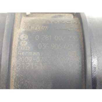 Recambio de caudalimetro para audi a4 berlina (8e) 2.0 tdi quattro (dpf) (103kw) referencia OEM IAM 03G906461C  