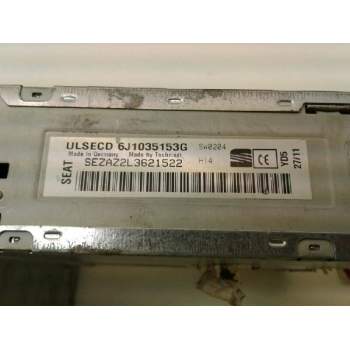Recambio de sistema audio / radio cd para seat ibiza sc (6j1) reference referencia OEM IAM 6J1035153G SEZAZ2L3621522 