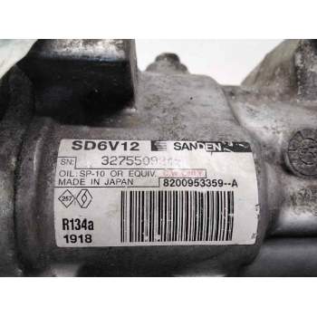 Recambio de compresor aire acondicionado para renault kangoo profesional referencia OEM IAM 8200953359A SD6V12 