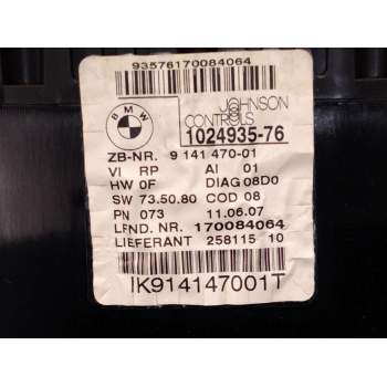 Recambio de cuadro instrumentos para bmw 1 (e81) 120 i referencia OEM IAM 9141470  