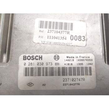 Recambio de centralita motor uce para renault kangoo profesional referencia OEM IAM 237102747R 0281030973 