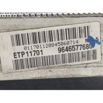Recambio de radiador agua para citroën c5 berlina exclusive referencia OEM IAM 9646577680  