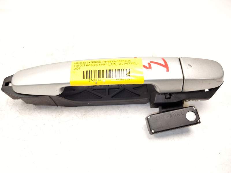 Recambio de maneta exterior trasera derecha para toyota avensis sedán (_t25_) 2.0 (azt250_) referencia OEM IAM 6920305030  