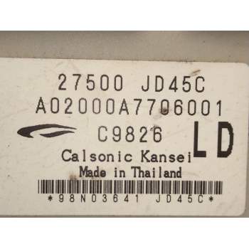 Recambio de mando calefaccion aire acondicionado para nissan qashqai i (j10, nj10) 2.0 dci referencia OEM IAM 27500JD45C  